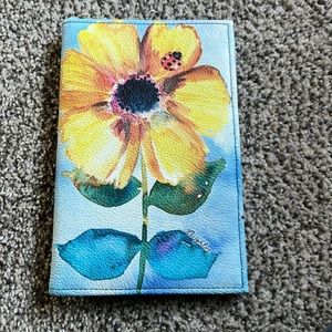 Brighton Sunflower Leather Wallet